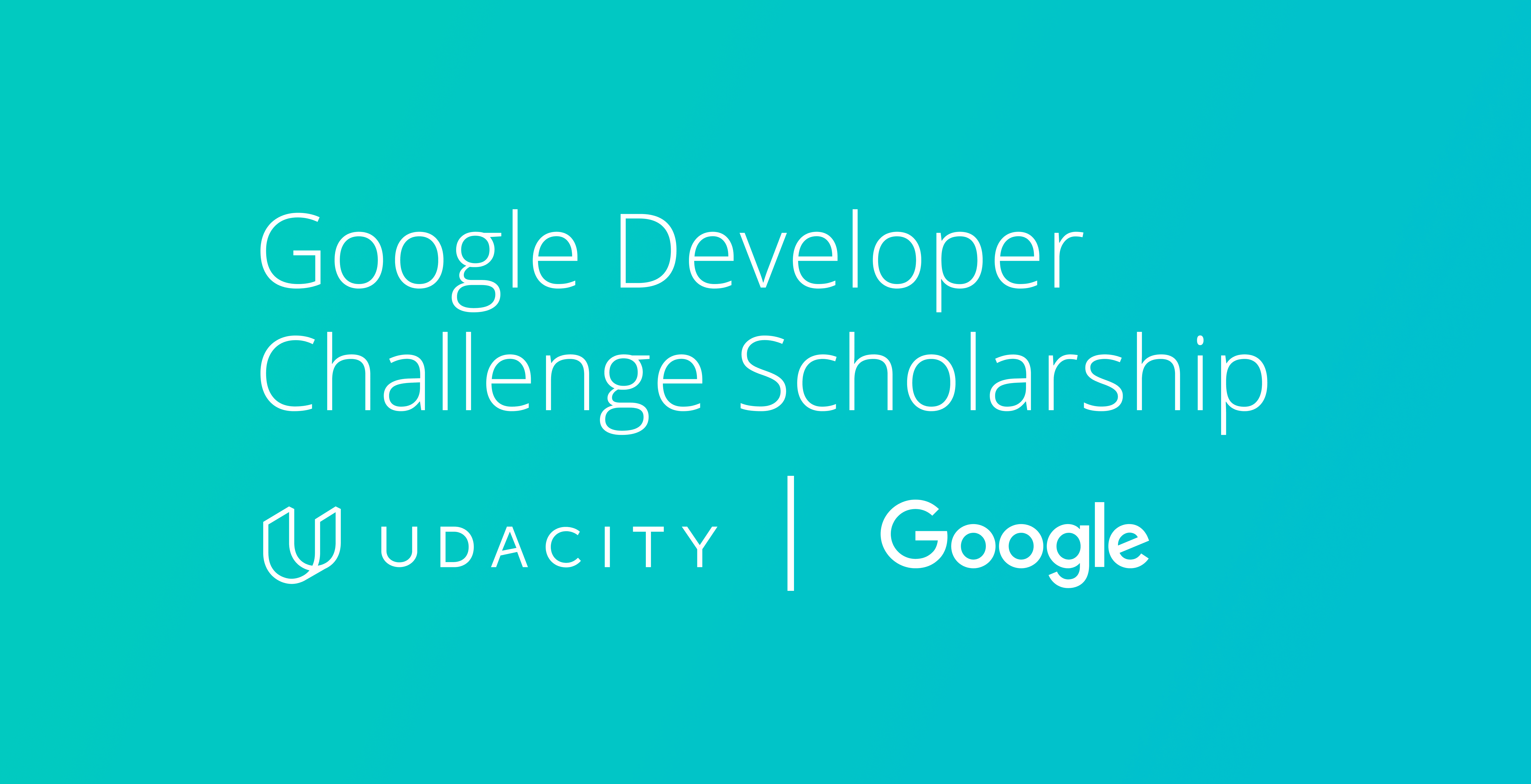 Google Udacity Developer Challenge Scholarship Image